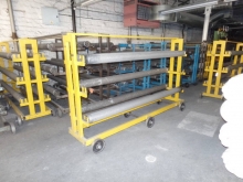 8 x 2.2m Cloth Roller Storage and Transport Racks