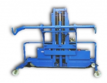 Electronic hydraulic trolley for transporting warp beams with charger, 2018