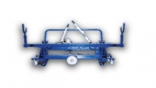 2.2m Manual hydraulic trolley for transporting warp beams, 2018 